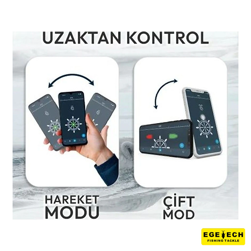 iHOY Captain tekil otopilot 12V DC siyah görsel 4