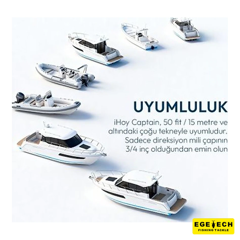 iHOY Captain tekil otopilot 12V DC siyah görsel 6