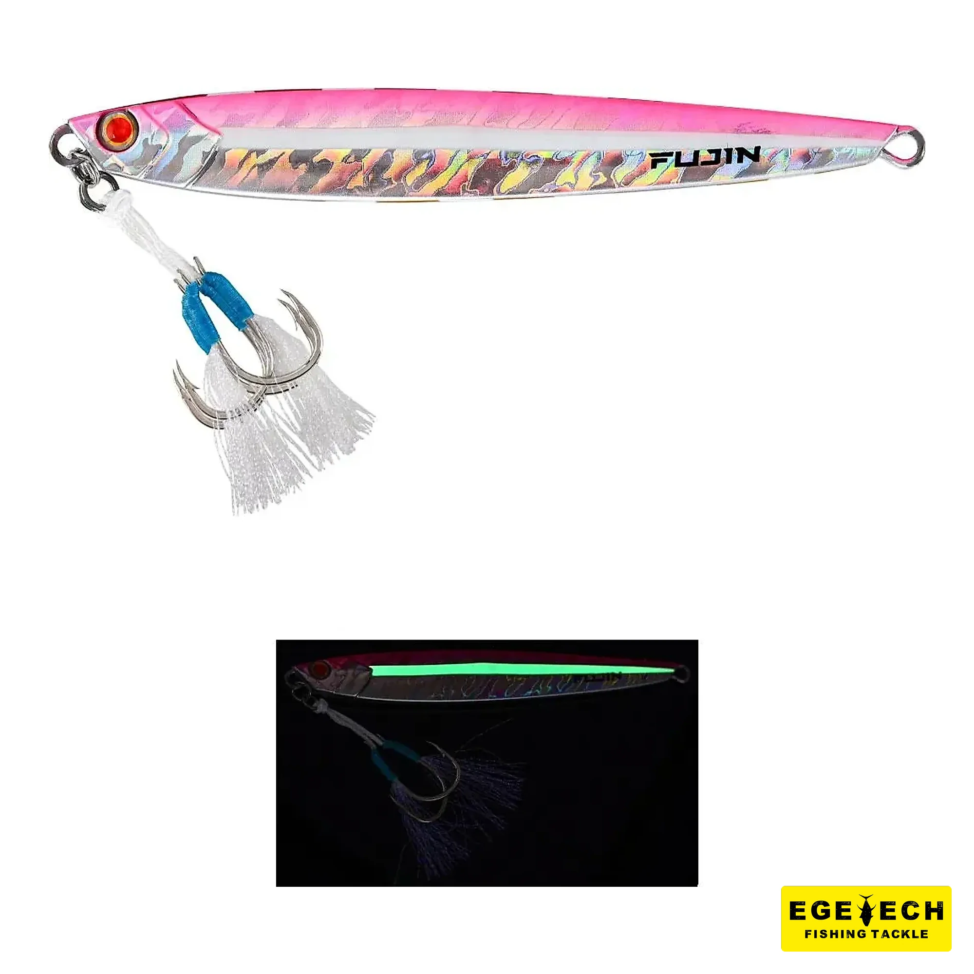 Fujin Valhalla Darksea 100gr metal jig yem UV Glow görsel 8