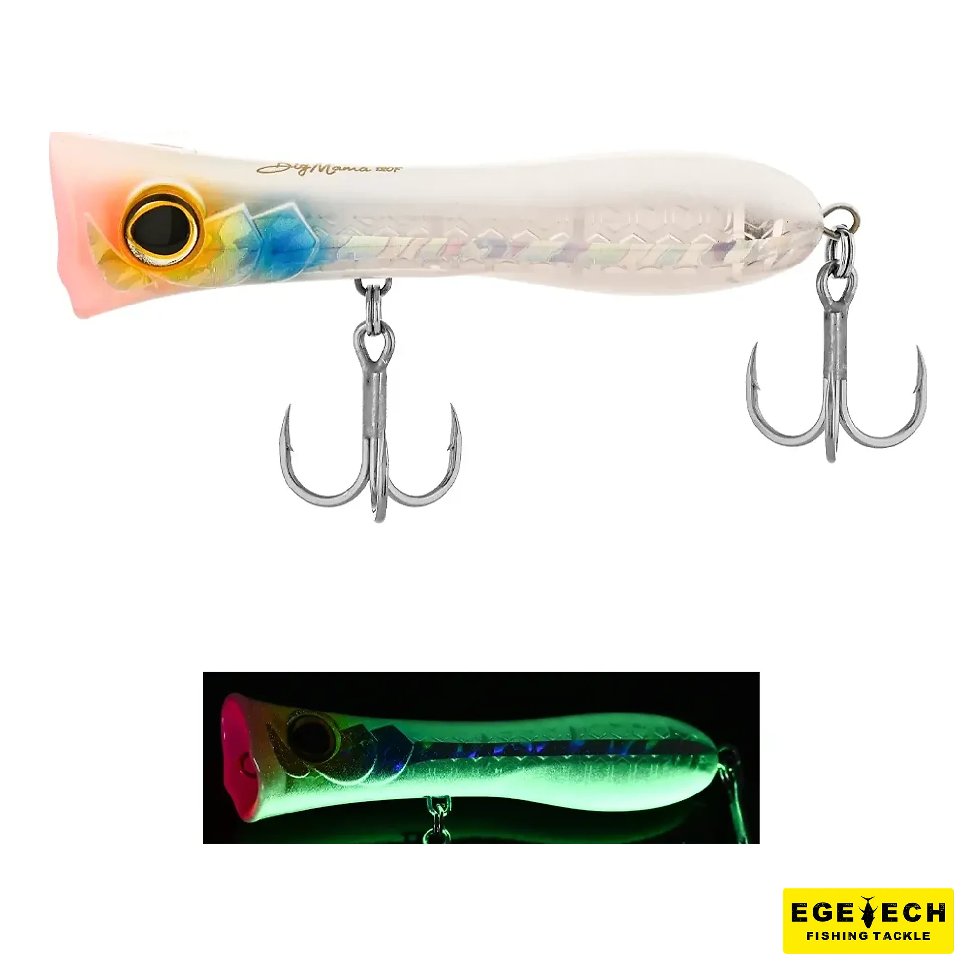 Fujin Big Mama topwater popper yüzey avı maket balığı görsel 5