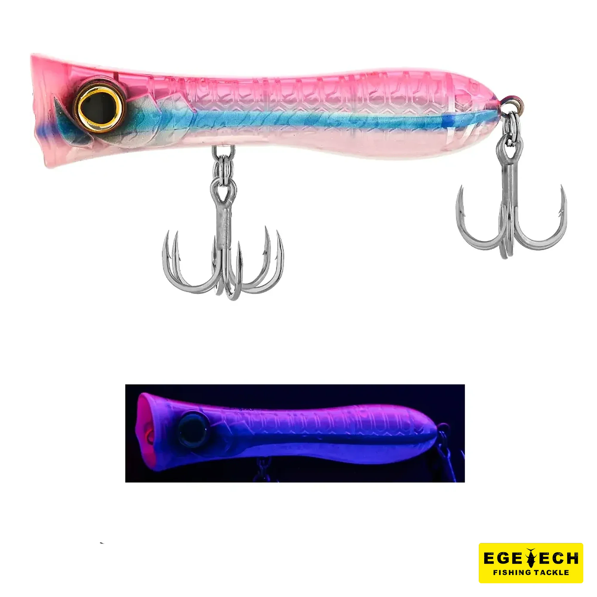 Fujin Big Mama topwater popper yüzey avı maket balığı görsel 6