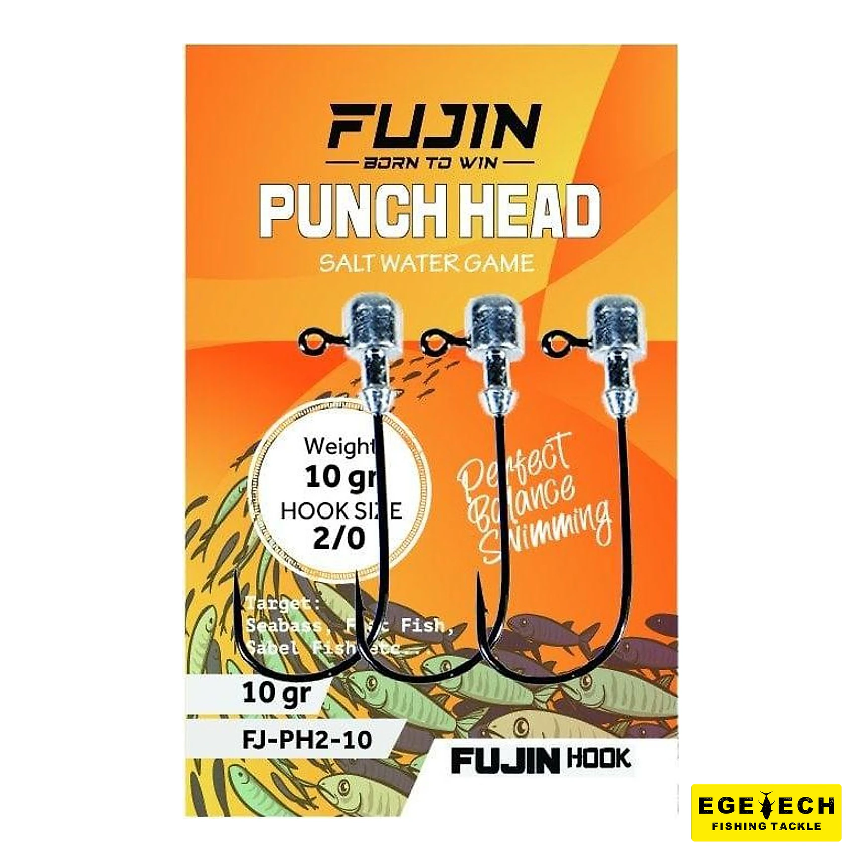 Fujin Punch Head Jighead FJ-PH #2/0 jig head görsel 5