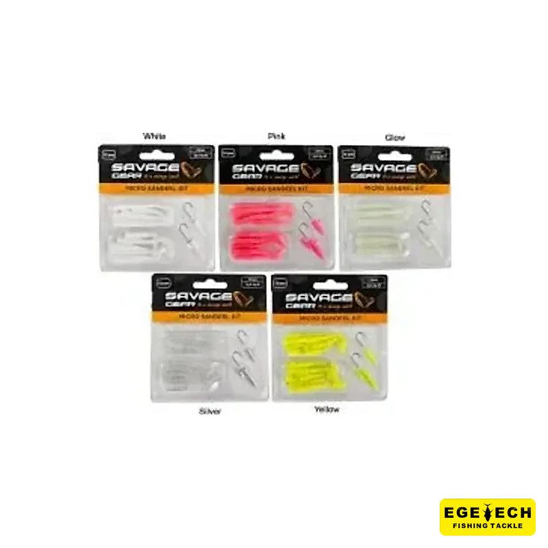 Savage Gear LRF Micro Sandeel Kit sahte balık seti görsel 2
