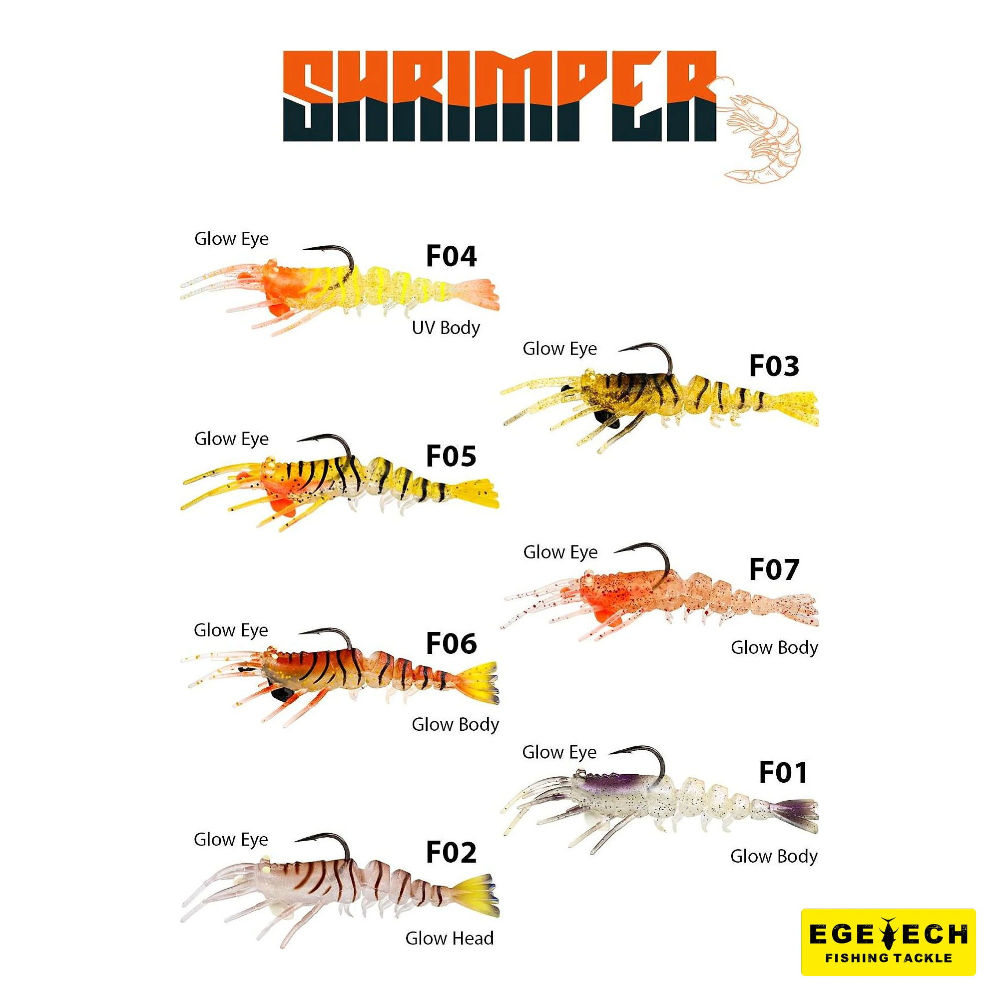 Fujin Shrimper silikon karides yem 75mm 8.5gr görsel 2