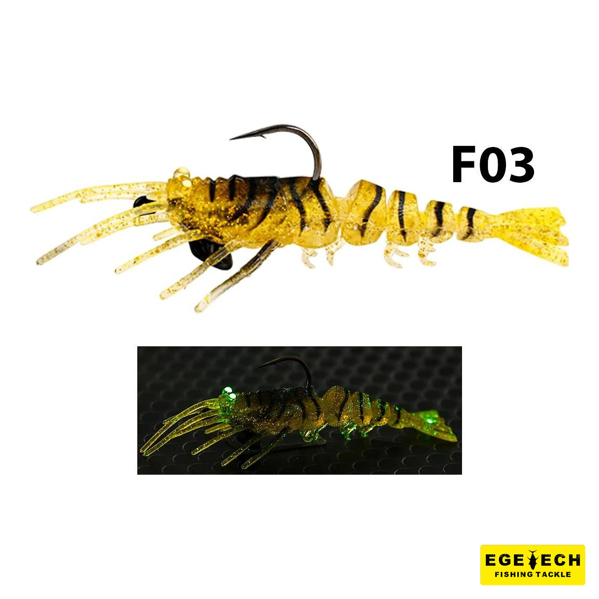 Fujin Shrimper silikon karides yem 75mm 8.5gr görsel 6