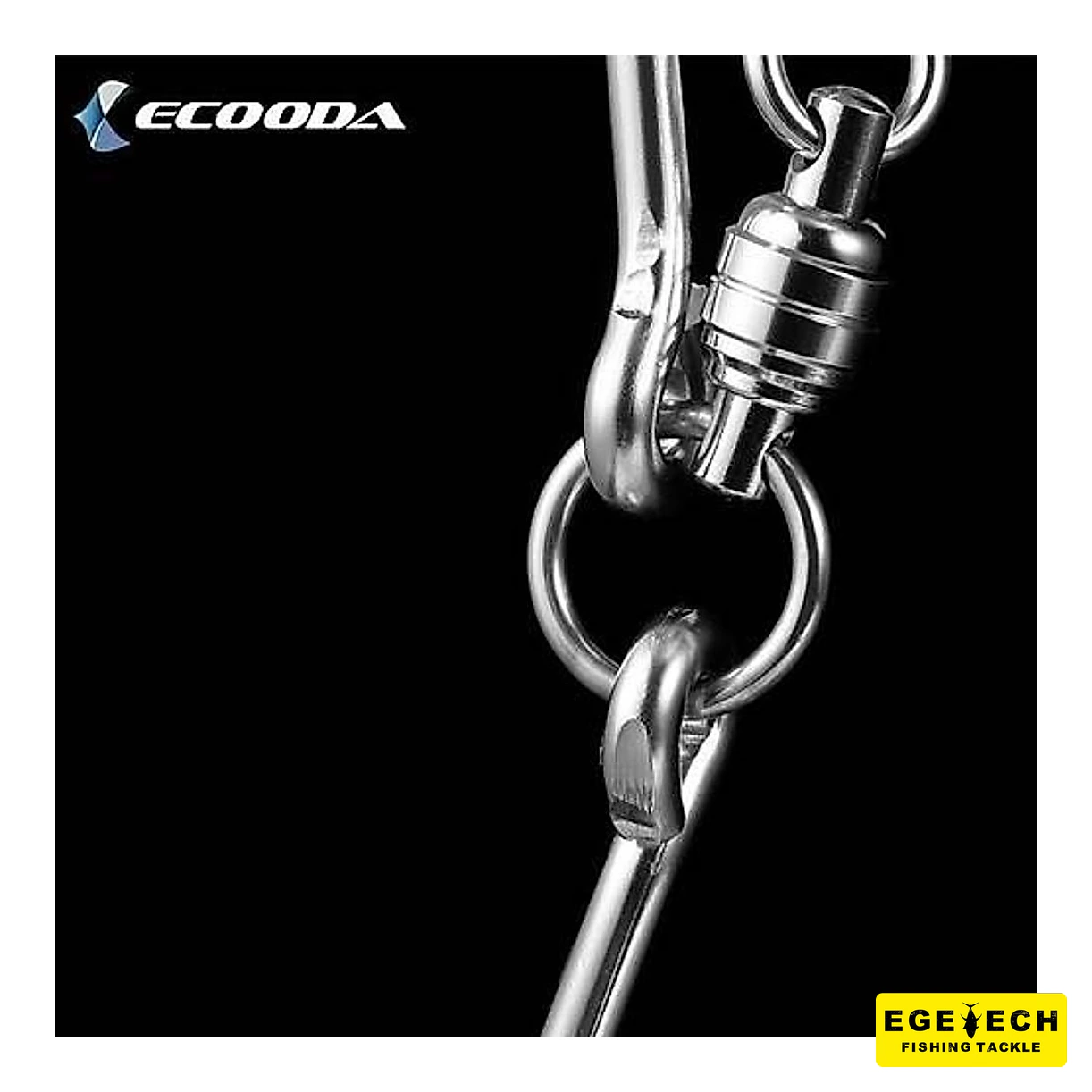Ecooda cyan blue zincirli kanca avcı balıklar için görsel 5
