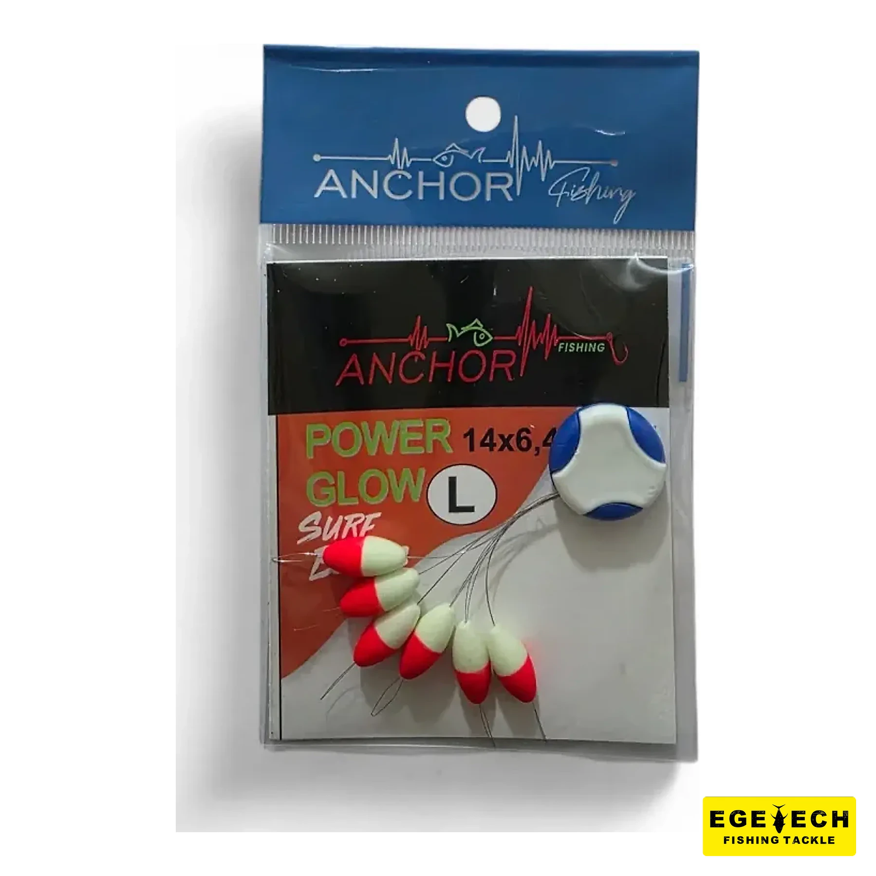 Anchor stoperli glow yem yüzdürücü şamandıra avı için görsel 2