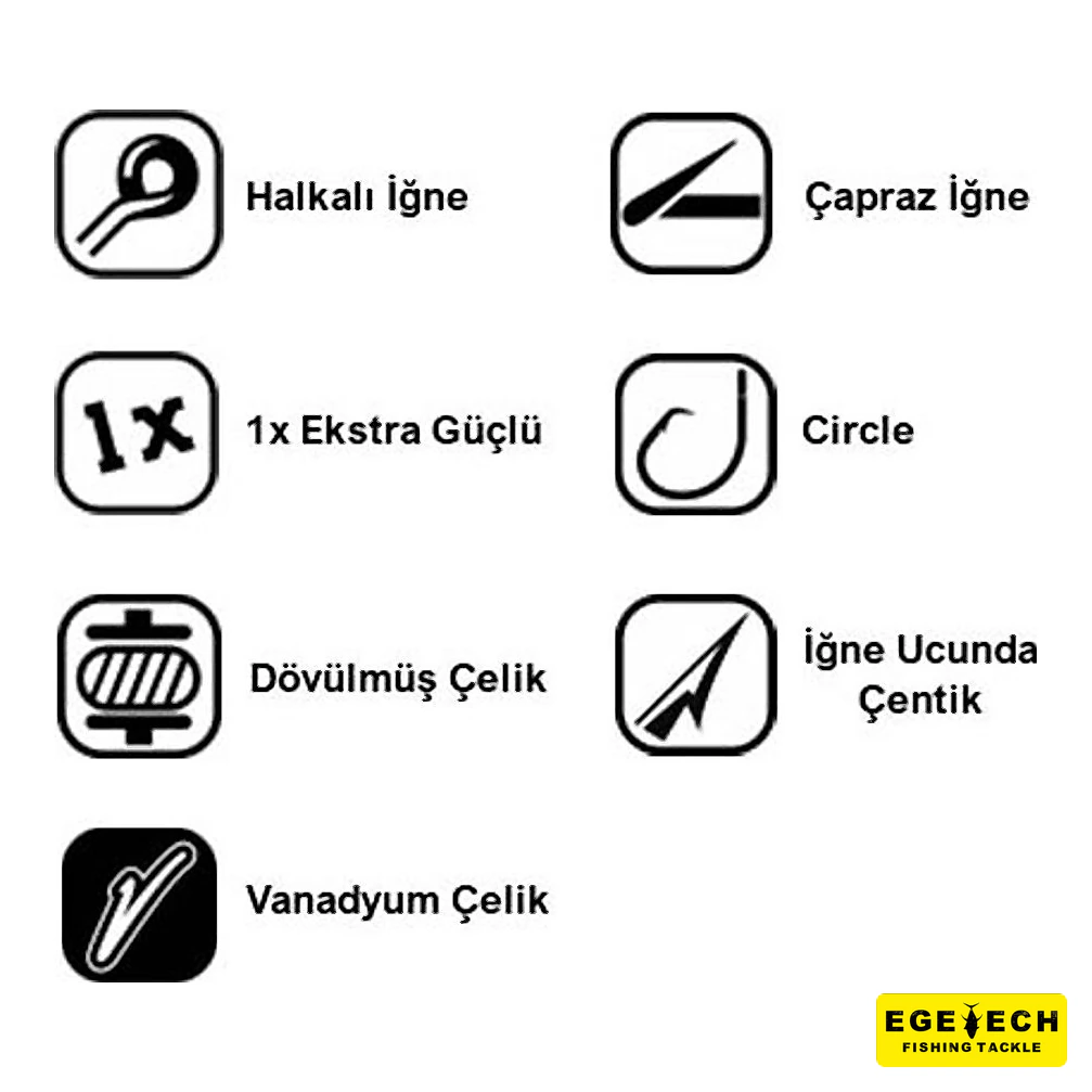 VMC Coastal 7381CB olta iğnesi 10lu paket görsel 2
