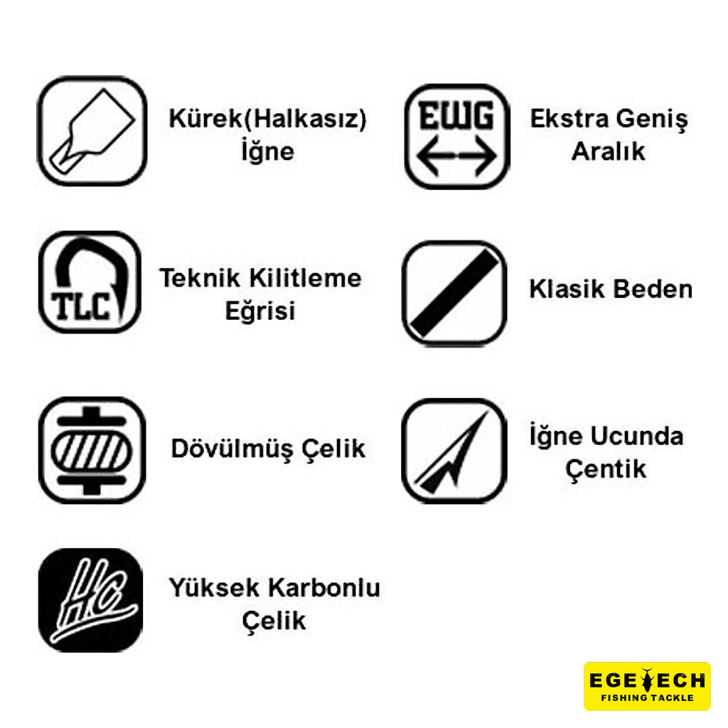 VMC 7117TI slow jiging olta iğnesi tekne avı için görsel 3